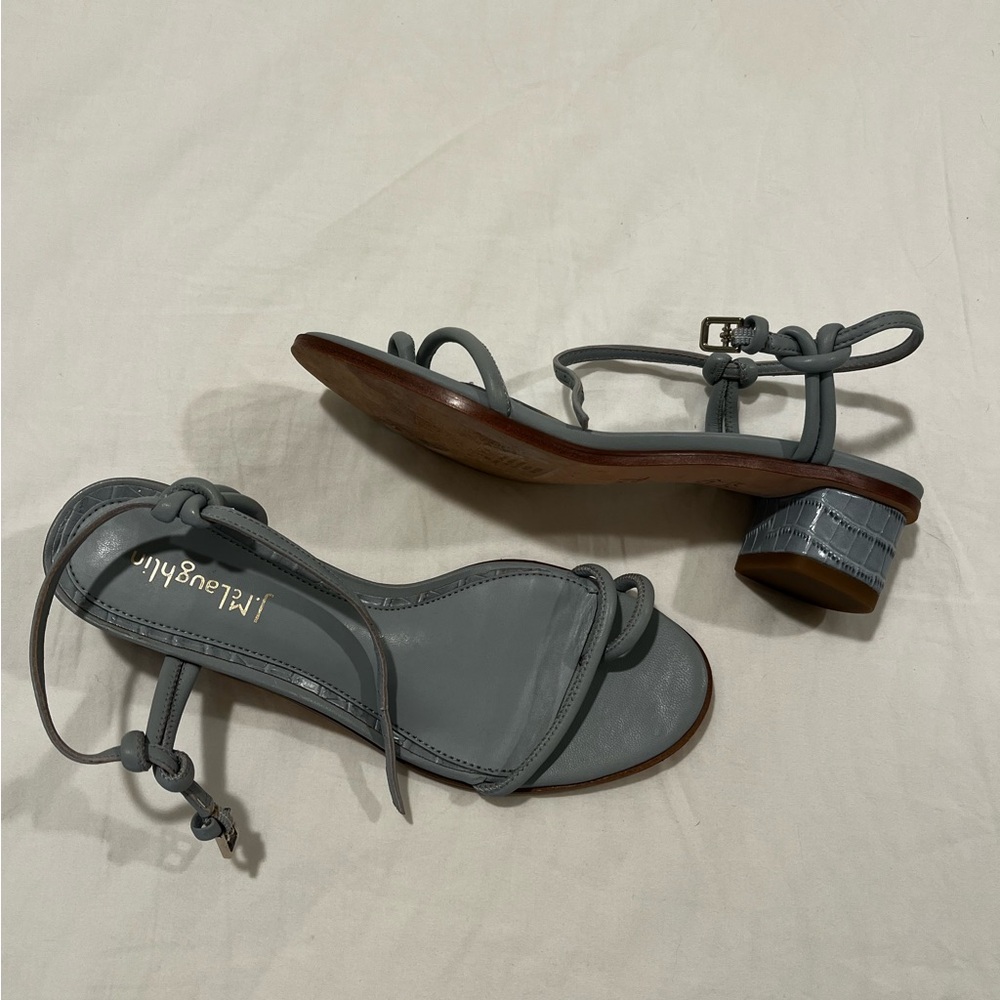 J. McLaughlin strappy leather heels